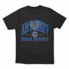 Am I Okay Rhinestone T Shirt Black