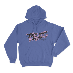 Bless Your Heart Hoodie Blue