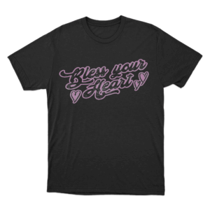 Bless Your Heart T Shirt Black