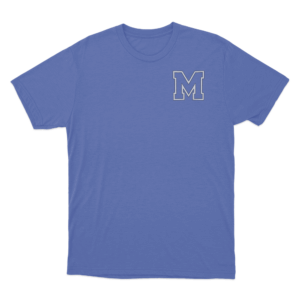 Megan Moroney M Logo T Shirt Blue